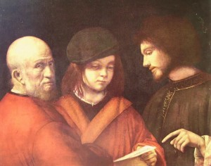 Scopri di più sull'articolo Le tre età dell’uomo (Palazzo Pitti) del Giorgione